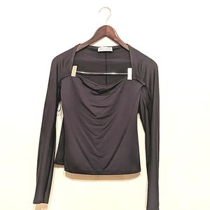 Two piece long sleeve tube top